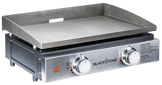 Blackstone 22” Tabletop Propane Griddle with Cover Two Gas Burners