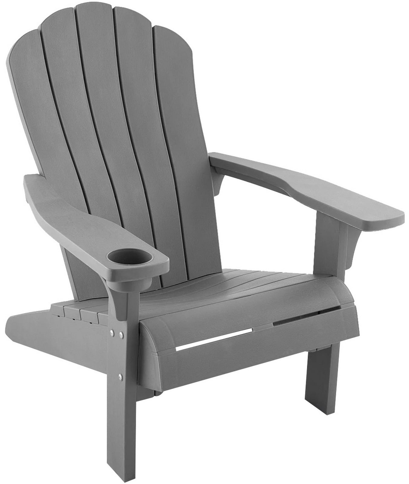 Keter Adirondack Chair Outdoor All Weather Plastic Deck Patio Pool Furniture