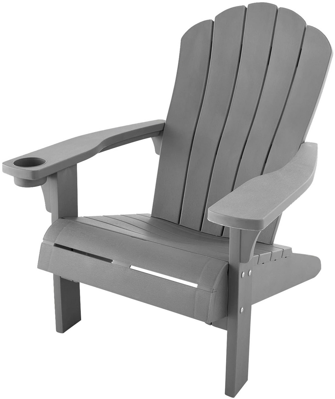 Keter Adirondack Chair Outdoor All Weather Plastic Deck Patio Pool Furniture