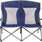 Oversized Folding Portable Camping Arm Chair Outdoor Double Wide