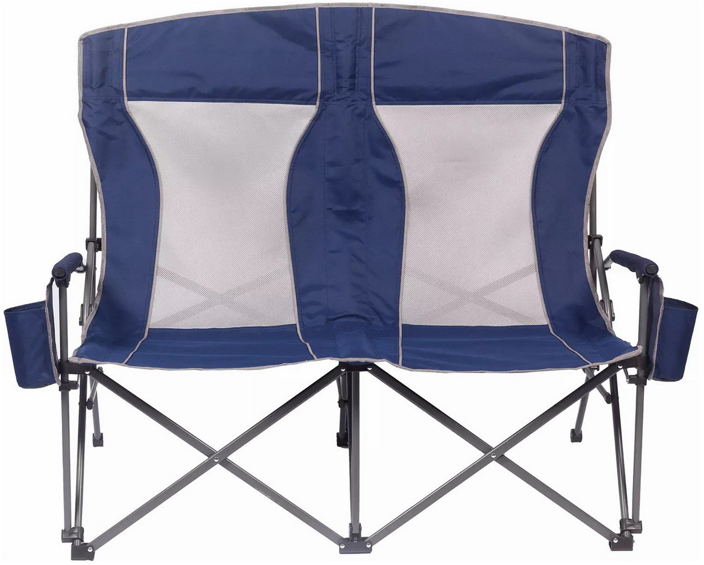 Oversized Folding Portable Camping Arm Chair Outdoor Double Wide