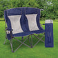 Oversized Folding Portable Camping Arm Chair Outdoor Double Wide