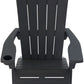 Keter Adirondack Chair Outdoor All Weather Plastic Deck Patio Pool Furniture