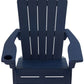 Keter Adirondack Chair Outdoor All Weather Plastic Deck Patio Pool Furniture