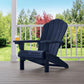 Keter Adirondack Chair Outdoor All Weather Plastic Deck Patio Pool Furniture