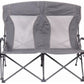 Oversized Folding Portable Camping Arm Chair Outdoor Double Wide