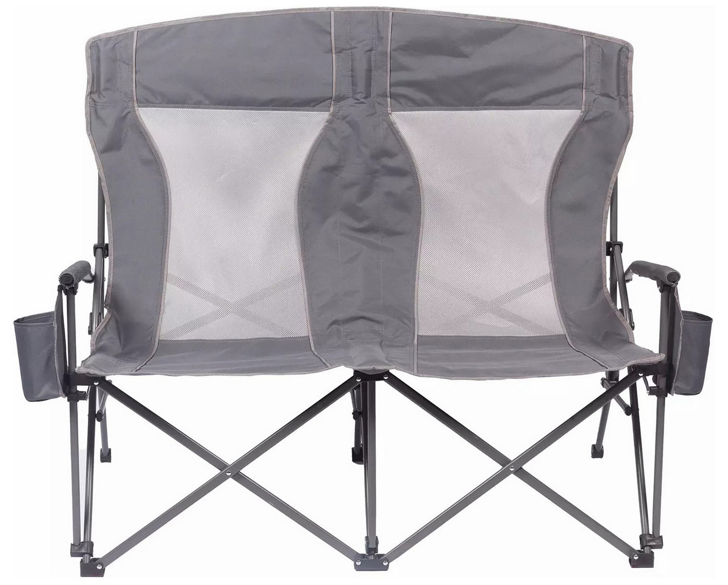 Oversized Folding Portable Camping Arm Chair Outdoor Double Wide