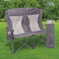 Oversized Folding Portable Camping Arm Chair Outdoor Double Wide