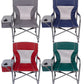 Oversized Directors Outdoor Camping Folding Chair 12 Can Cooler & Side Table