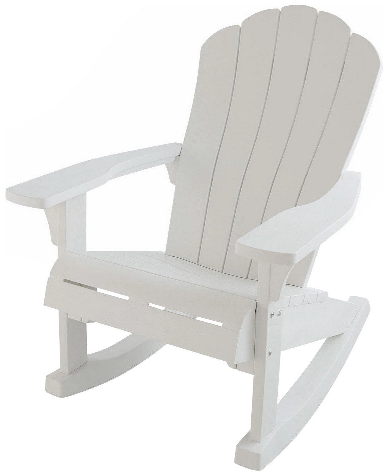 Keter Outdoor Rocking Adirondack Chair Porch Rocker Heavy Duty 350 lb Capacity