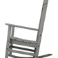 Outdoor Rocking Chair Patio Porch Rocker Durable Plastic Boards 350 lb Capacity