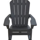 Keter Outdoor Rocking Adirondack Chair Porch Rocker Heavy Duty 350 lb Capacity