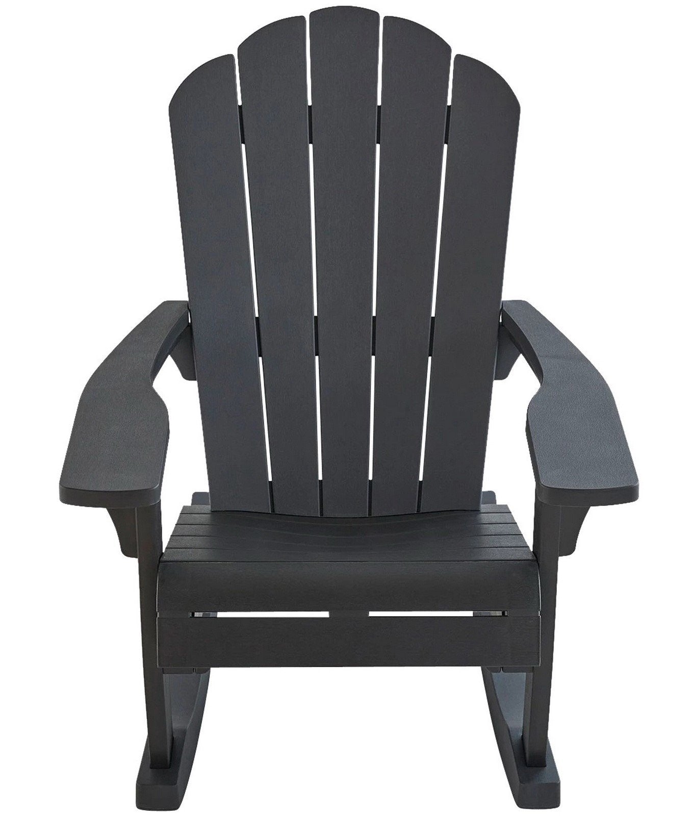 Keter Outdoor Rocking Adirondack Chair Porch Rocker Heavy Duty 350 lb Capacity