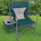 Oversized Directors Outdoor Camping Folding Chair 12 Can Cooler & Side Table