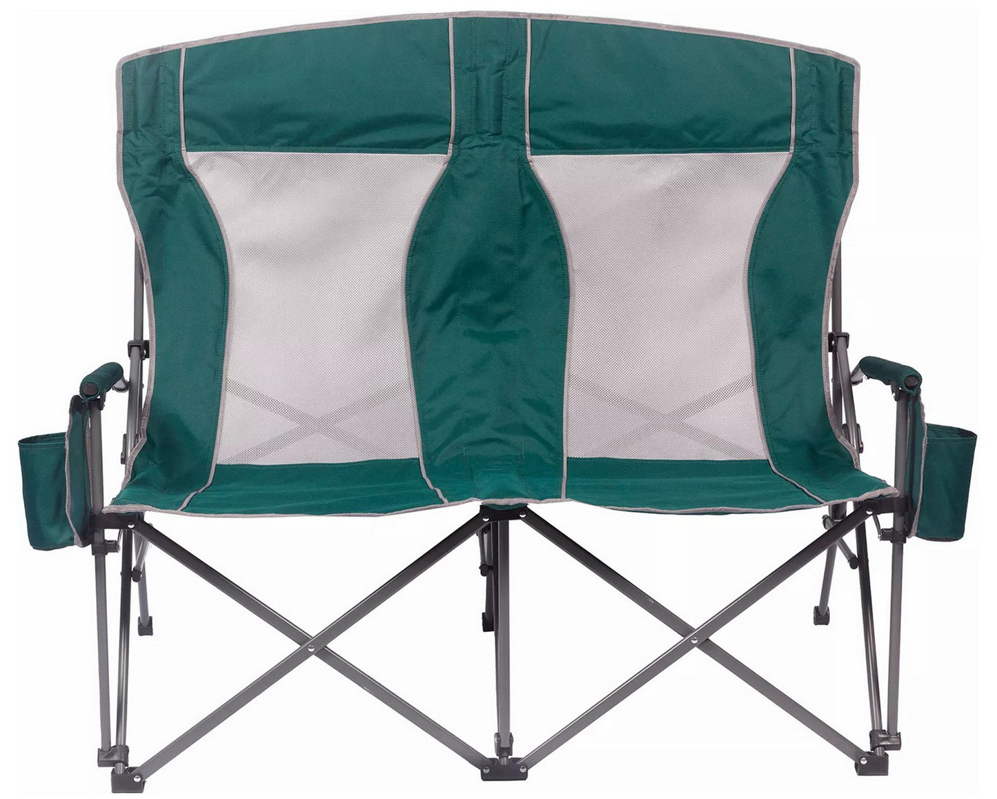 Oversized Folding Portable Camping Arm Chair Outdoor Double Wide