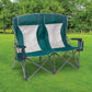 Oversized Folding Portable Camping Arm Chair Outdoor Double Wide