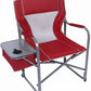 Oversized Directors Outdoor Camping Folding Chair 12 Can Cooler & Side Table