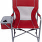 Oversized Directors Outdoor Camping Folding Chair 12 Can Cooler & Side Table