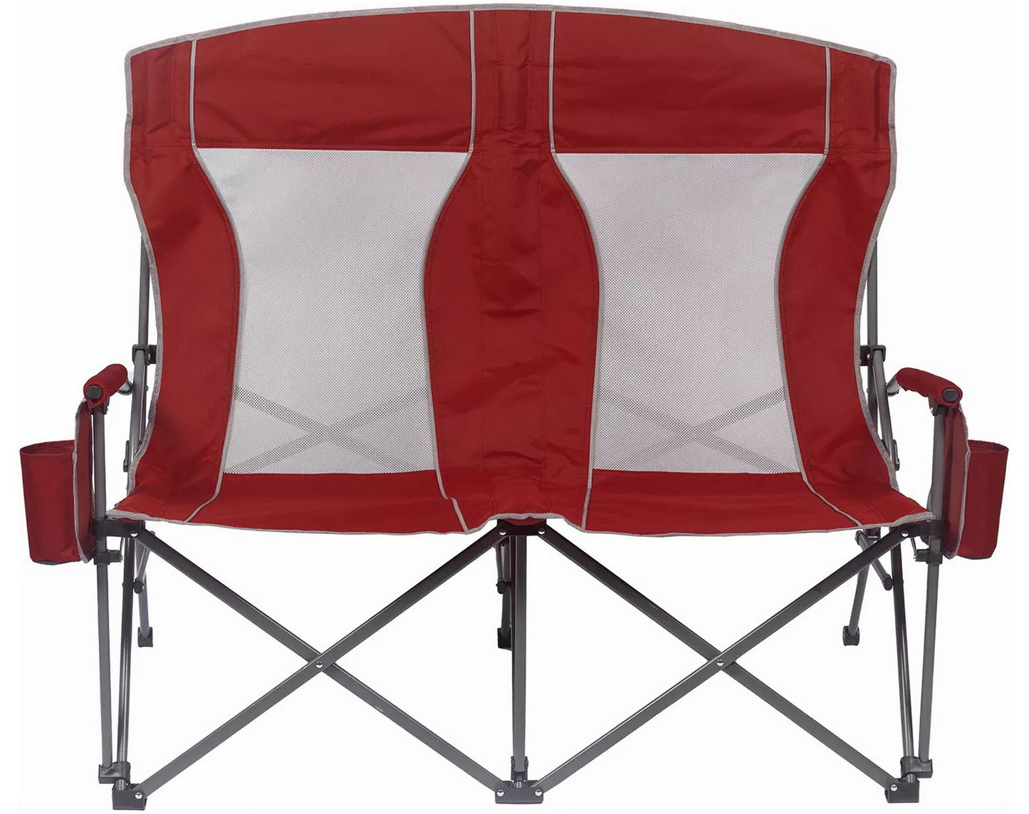 Oversized Folding Portable Camping Arm Chair Outdoor Double Wide