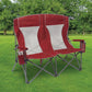 Oversized Folding Portable Camping Arm Chair Outdoor Double Wide