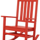 Outdoor Rocking Chair Patio Porch Rocker Durable Plastic Boards 350 lb Capacity