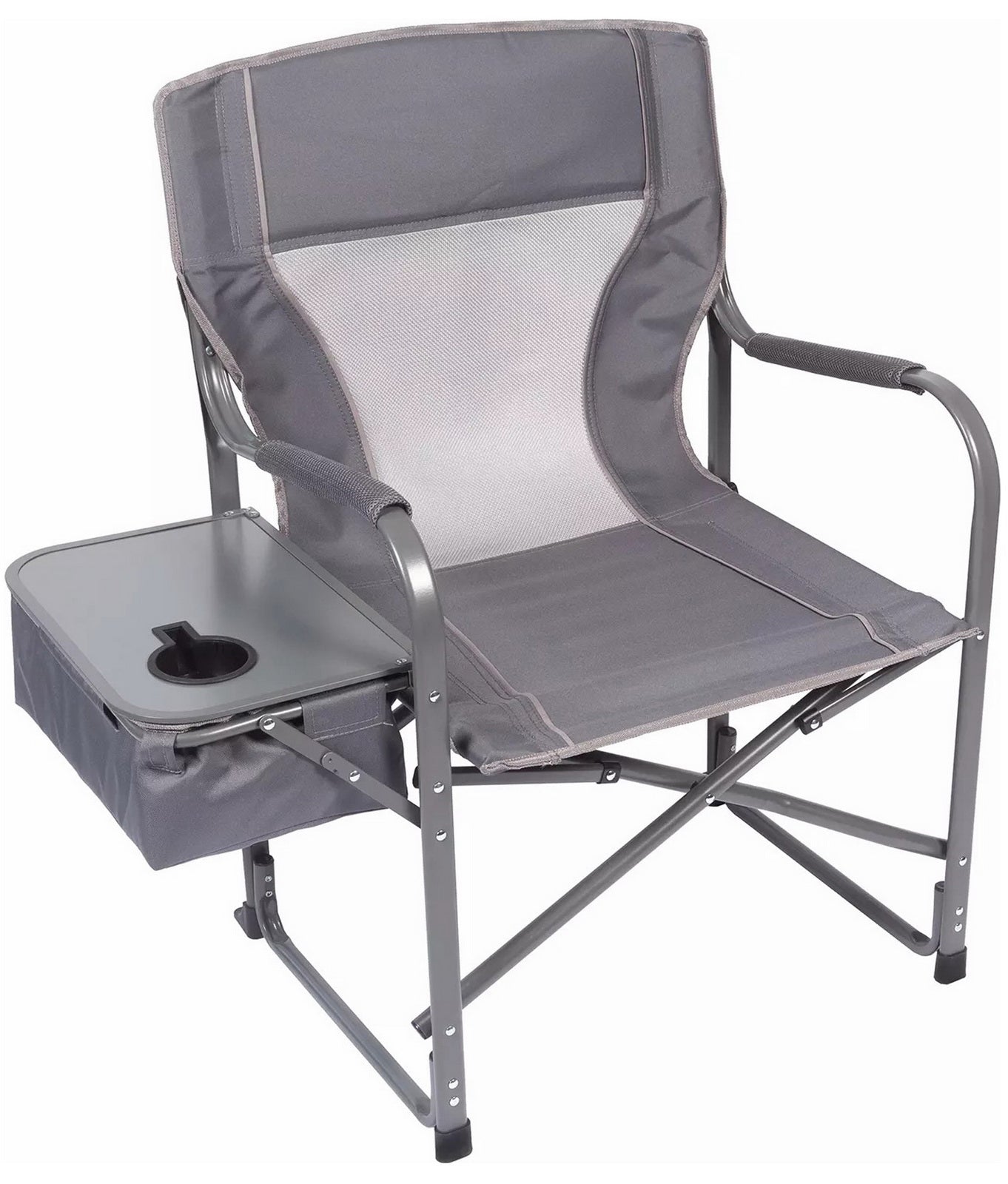 Oversized Directors Outdoor Camping Folding Chair 12 Can Cooler & Side Table