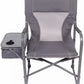 Oversized Directors Outdoor Camping Folding Chair 12 Can Cooler & Side Table