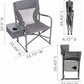 Oversized Directors Outdoor Camping Folding Chair 12 Can Cooler & Side Table