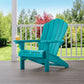 Keter Adirondack Chair Outdoor All Weather Plastic Deck Patio Pool Furniture