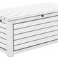 Keter 165 Gallon Outdoor Deck Box Patio Storage 2 Seat Bench Weatherproof Resin