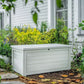 Keter 165 Gallon Outdoor Deck Box Patio Storage 2 Seat Bench Weatherproof Resin