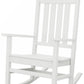 Outdoor Rocking Chair Patio Porch Rocker Durable Plastic Boards 350 lb Capacity