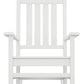 Outdoor Rocking Chair Patio Porch Rocker Durable Plastic Boards 350 lb Capacity