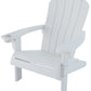 Keter Adirondack Chair Outdoor All Weather Plastic Deck Patio Pool Furniture