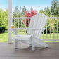 Keter Adirondack Chair Outdoor All Weather Plastic Deck Patio Pool Furniture