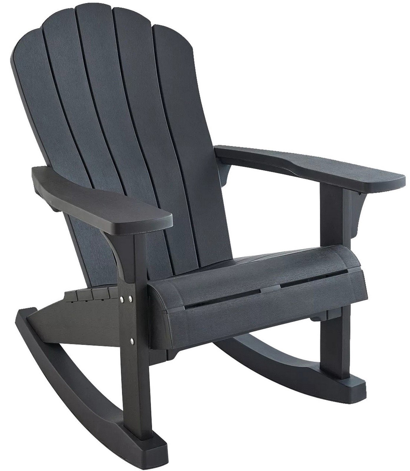 Keter Outdoor Rocking Adirondack Chair Porch Rocker Heavy Duty 350 lb Capacity