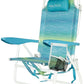 Two Nautica Portable Beach Chairs w/ Cup Holder Padded Backpack Straps 4 Colors