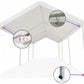 Huge 10' x 20' Canopy Party Tent Shelter Carport Pop-Up Canopy 8 Leg Steel Frame