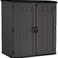 Suncast Extra Large Vertical Outdoor Storage Garden Shed 6' x 4' x 6'