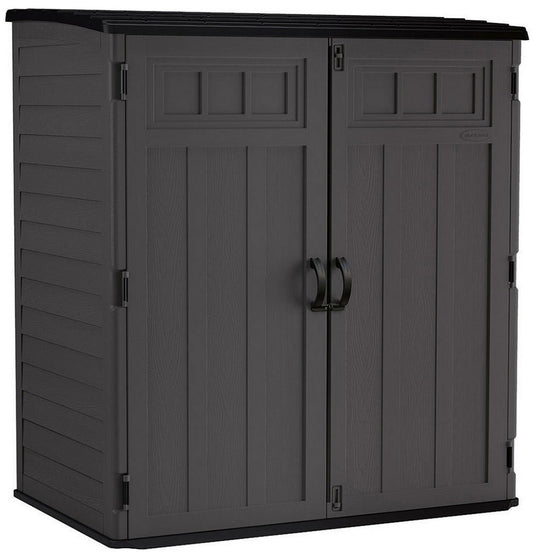 Suncast Extra Large Vertical Outdoor Storage Garden Shed 6' x 4' x 6'