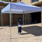 10’ x 10’ Heavy Duty Instant Pop Up Canopy with Window Walls & Weight Bags