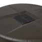 50 Gallon Rain Barrel with Brass Spigot Brown Water Storage Drum