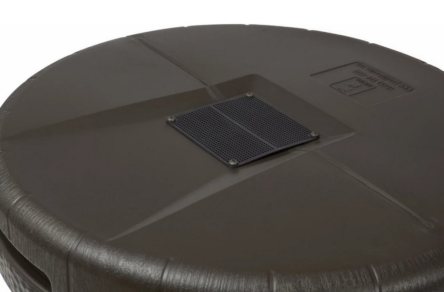 50 Gallon Rain Barrel with Brass Spigot Brown Water Storage Drum