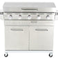 Large 5 Burner LP BBQ Griddle Propane Gas 720 sq inch 47,500 BTU