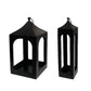 Cast Aluminum Lantern Candle Holder 24" 30" Tall Indoor Outdoor Decor Hanging