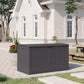 Suncast 200 Gallon Large Outdoor Storage Deck Box Bench Weatherproof Resin