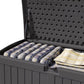 Suncast 200 Gallon Large Outdoor Storage Deck Box Bench Weatherproof Resin