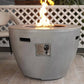 35" Outdoor Round Gas MGO Ceramic Firepit