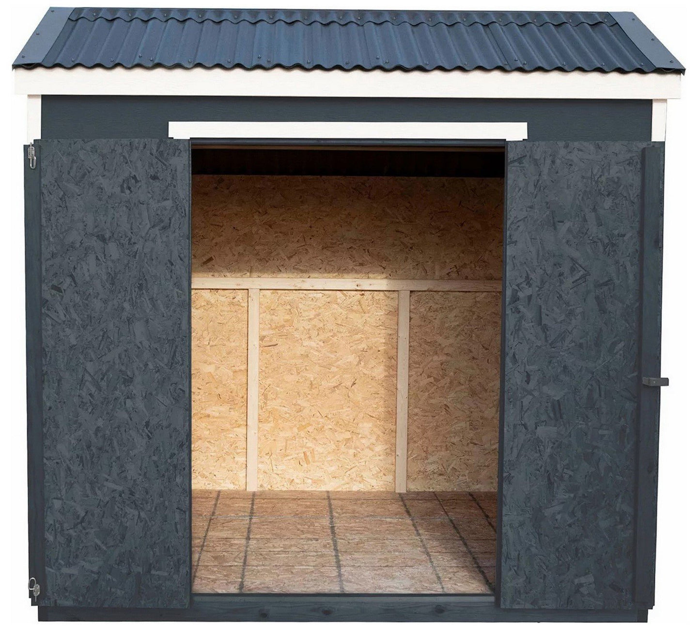 Gardena 8' x 6' Outdoor Wood Utility Shed Garden Lawn Equipment Storage Building