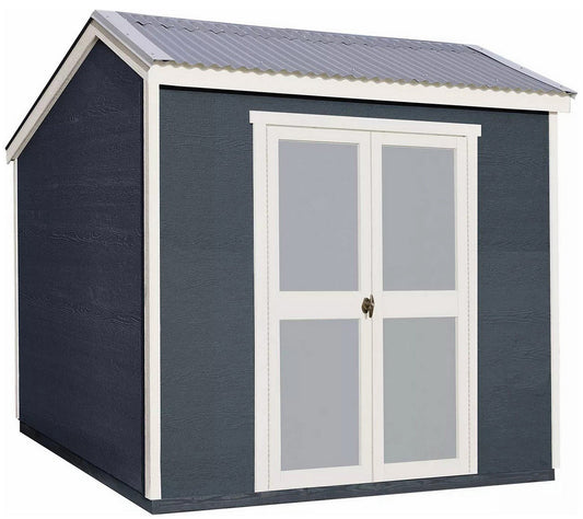 Gardena 8' x 6' Outdoor Wood Utility Shed Garden Lawn Equipment Storage Building